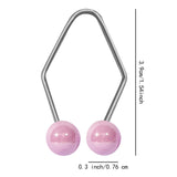 Maxbell 2 Pieces Facial Smile Trainer Portable Practical Easy to Wear Beauty Trainer Pink