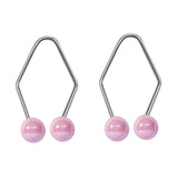 Maxbell 2 Pieces Facial Smile Trainer Portable Practical Easy to Wear Beauty Trainer Pink