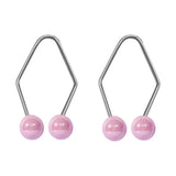 Maxbell 2 Pieces Facial Smile Trainer Portable Practical Easy to Wear Beauty Trainer Pink
