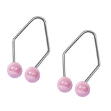 Maxbell 2 Pieces Facial Smile Trainer Portable Practical Easy to Wear Beauty Trainer Pink
