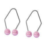 Maxbell 2 Pieces Facial Smile Trainer Portable Practical Easy to Wear Beauty Trainer Pink