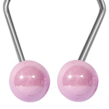 Maxbell 2 Pieces Facial Smile Trainer Portable Practical Easy to Wear Beauty Trainer Pink