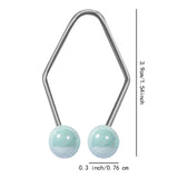 Maxbell 2 Pieces Facial Smile Trainer Portable Practical Easy to Wear Beauty Trainer Blue