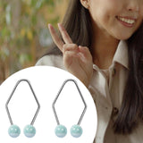 Maxbell 2 Pieces Facial Smile Trainer Portable Practical Easy to Wear Beauty Trainer Blue