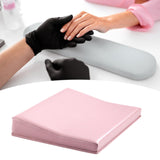 Maxbell Manicure Hand Rest Pillow Cushion Hand Rest Elbow Pad Home Nail Arm Rest Pink