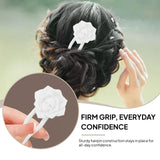 Maxbell Halloween Hairpin Chignon Pin Flower Hair Fork Holiday Skull Rose Hair Stick