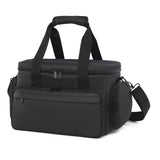 Maxbell Travel Cosmetic Bag Tote Compartment Bag for Travel Vacation Business Trips Black