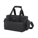 Maxbell Travel Cosmetic Bag Tote Compartment Bag for Travel Vacation Business Trips Black