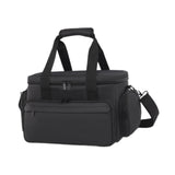 Maxbell Travel Cosmetic Bag Tote Compartment Bag for Travel Vacation Business Trips Black