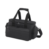 Maxbell Travel Cosmetic Bag Tote Compartment Bag for Travel Vacation Business Trips Black