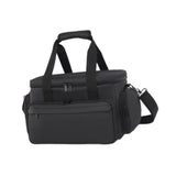 Maxbell Travel Cosmetic Bag Tote Compartment Bag for Travel Vacation Business Trips Black