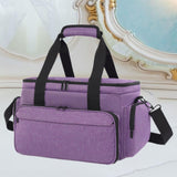 Maxbell Travel Cosmetic Bag Tote Compartment Bag for Travel Vacation Business Trips Violet