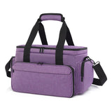 Maxbell Travel Cosmetic Bag Tote Compartment Bag for Travel Vacation Business Trips Violet