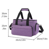 Maxbell Travel Cosmetic Bag Tote Compartment Bag for Travel Vacation Business Trips Violet