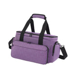 Maxbell Travel Cosmetic Bag Tote Compartment Bag for Travel Vacation Business Trips Violet