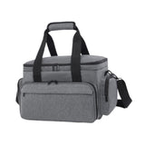 Maxbell Travel Cosmetic Bag Tote Compartment Bag for Travel Vacation Business Trips Gray