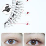 Maxbell 3D Natural Magnet Eyelashes Makeup Tools Accessories for Girls Professionals Style A