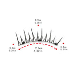 Maxbell 3D Natural Magnet Eyelashes Makeup Tools Accessories for Girls Professionals Style B