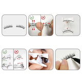 Maxbell 3D Natural Magnet Eyelashes Makeup Tools Accessories for Girls Professionals Style C