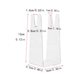 Maxbell Pingpong Paddle Display Stand Acrylic Pingpong Paddle Rack for Club Home Gym 1 Seater