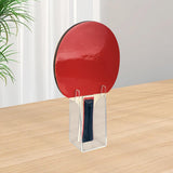 Maxbell Pingpong Paddle Display Stand Acrylic Pingpong Paddle Rack for Club Home Gym 1 Seater