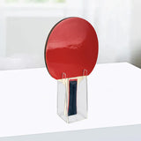 Maxbell Pingpong Paddle Display Stand Acrylic Pingpong Paddle Rack for Club Home Gym 1 Seater