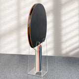 Maxbell Pingpong Paddle Display Stand Acrylic Pingpong Paddle Rack for Club Home Gym 1 Seater
