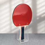 Maxbell Pingpong Paddle Display Stand Acrylic Pingpong Paddle Rack for Club Home Gym 1 Seater