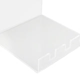 Maxbell Pingpong Paddle Display Stand Acrylic Pingpong Paddle Rack for Club Home Gym 3 Seaters