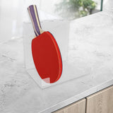 Maxbell Pingpong Paddle Display Stand Acrylic Pingpong Paddle Rack for Club Home Gym 4 Seaters