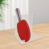 Maxbell Pingpong Paddle Display Stand Acrylic Pingpong Paddle Rack for Club Home Gym 4 Seaters