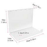 Maxbell Pingpong Paddle Display Stand Acrylic Pingpong Paddle Rack for Club Home Gym 5 Seaters