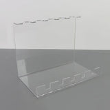 Maxbell Pingpong Paddle Display Stand Acrylic Pingpong Paddle Rack for Club Home Gym 5 Seaters