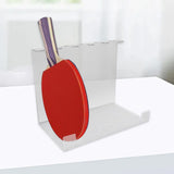 Maxbell Pingpong Paddle Display Stand Acrylic Pingpong Paddle Rack for Club Home Gym 5 Seaters