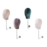 Maxbell Manikin Head Hat Display Head for Beginner Stylist Home Salon Making Styling Beige