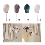 Maxbell Manikin Head Hat Display Head for Beginner Stylist Home Salon Making Styling Beige