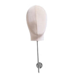 Maxbell Manikin Head Hat Display Head for Beginner Stylist Home Salon Making Styling Beige