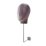 Maxbell Manikin Head Hat Display Head for Beginner Stylist Home Salon Making Styling Gray