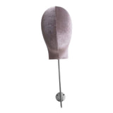 Maxbell Manikin Head Hat Display Head for Beginner Stylist Home Salon Making Styling Gray
