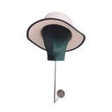 Maxbell Manikin Head Hat Display Head for Beginner Stylist Home Salon Making Styling Green