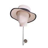 Maxbell Manikin Head Hat Display Head for Beginner Stylist Home Salon Making Styling White