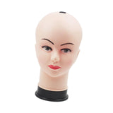 Maxbell Female Mannequin Head Prop Realistic Display Head Model for Hats Cap Makeup