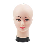 Maxbell Female Mannequin Head Prop Realistic Display Head Model for Hats Cap Makeup