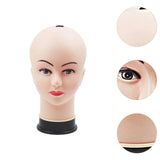 Maxbell Female Mannequin Head Prop Realistic Display Head Model for Hats Cap Makeup