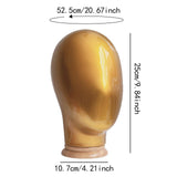 Maxbell Mannequin Head Freestanding Wig Hat Display Stand Holder for Salon Headdress