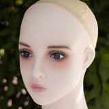 Maxbell Female Mannequin Head Wig Display Stand for Barbershop Beginner Stylist Home