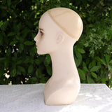 Maxbell Female Mannequin Head Wig Display Stand for Barbershop Beginner Stylist Home