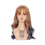 Maxbell Female Mannequin Head Wig Display Stand for Barbershop Beginner Stylist Home