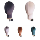 Maxbell Mannequin Head Sturdy Fashion Wall Mounted Wig Stand for Salon Shopping Mall Beige