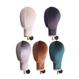 Maxbell Mannequin Head Sturdy Fashion Wall Mounted Wig Stand for Salon Shopping Mall Beige